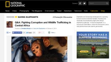 Interview in National Geographic