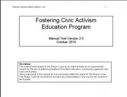 Fostering Activism Manual