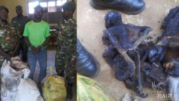 3 ape meat traffickers with 106 kg of meat arrested