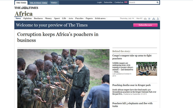 Corruption keeps Africa’s poachers in business